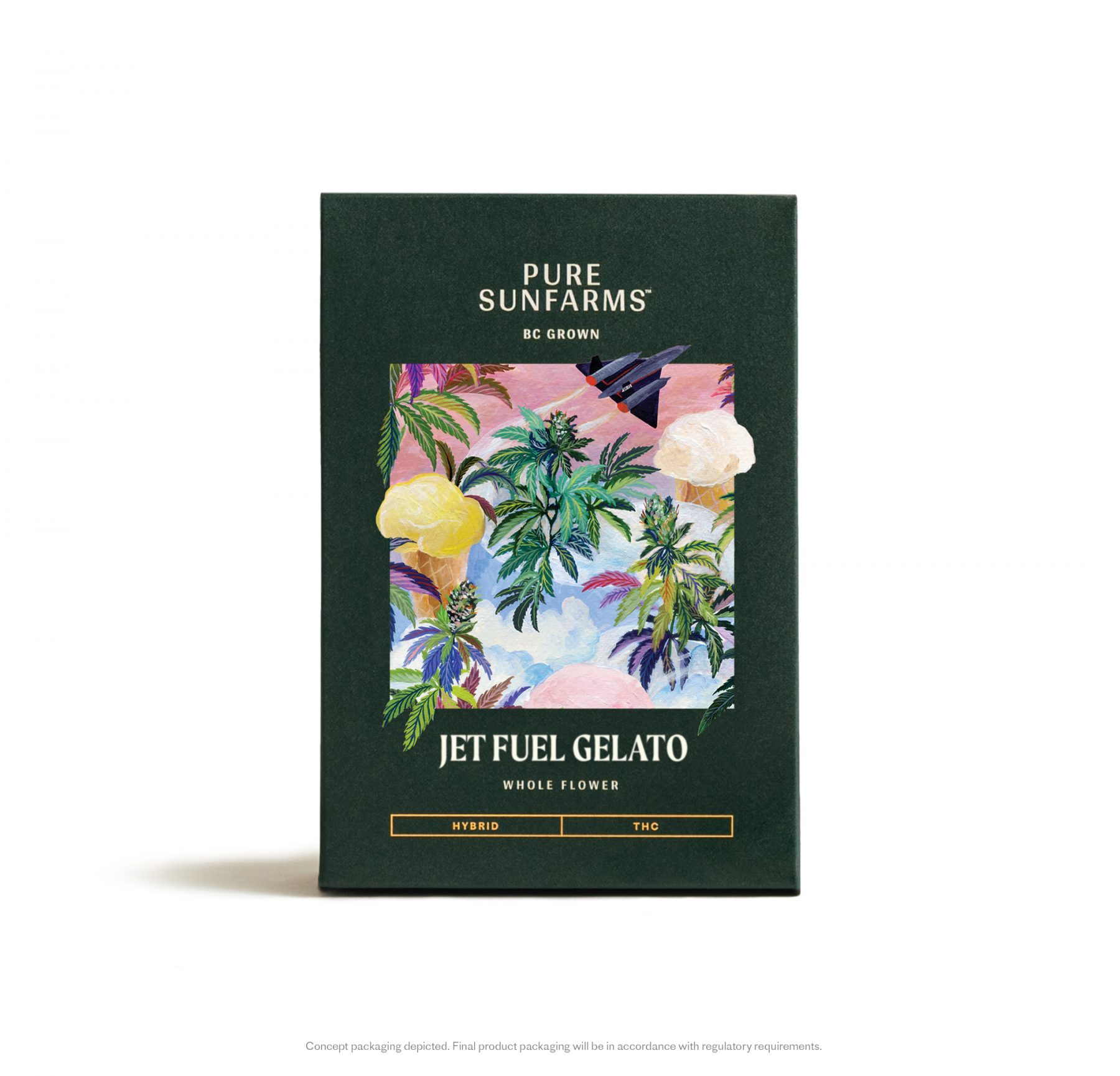Jet Fuel Gelato Concept Package - White