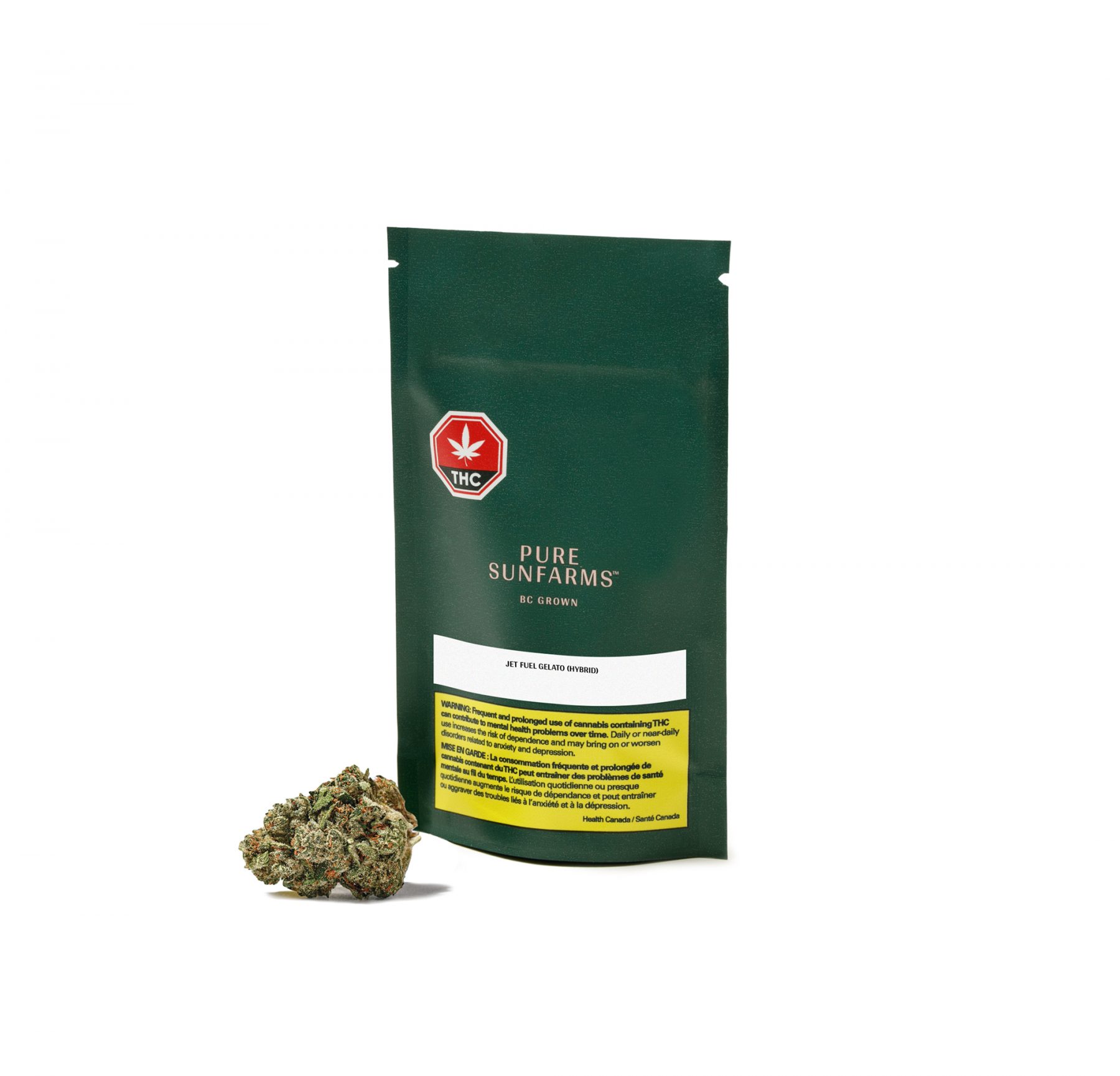 Jet Fuel Gelato Retail Package with Product
