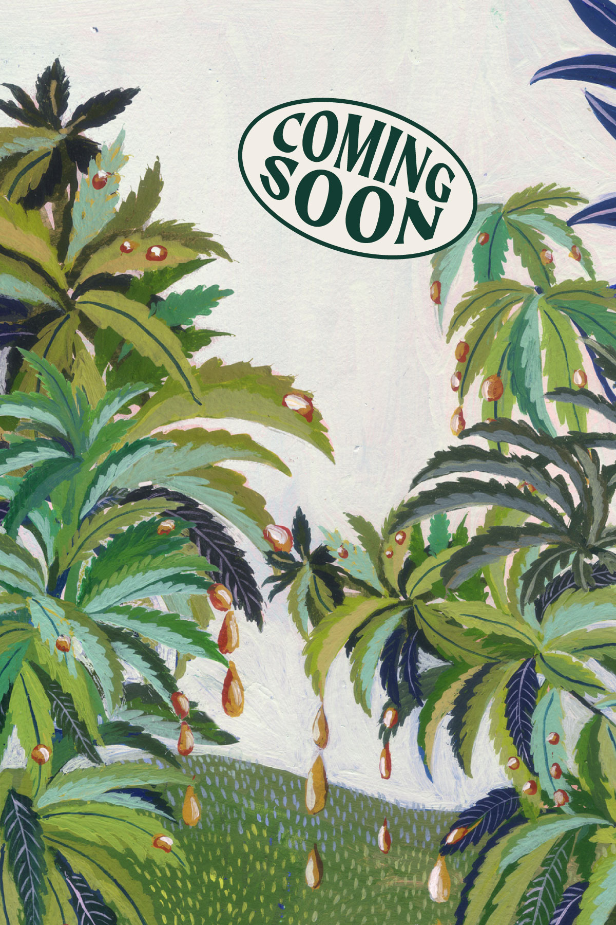 island honey strain artwork with coming soon sticker
