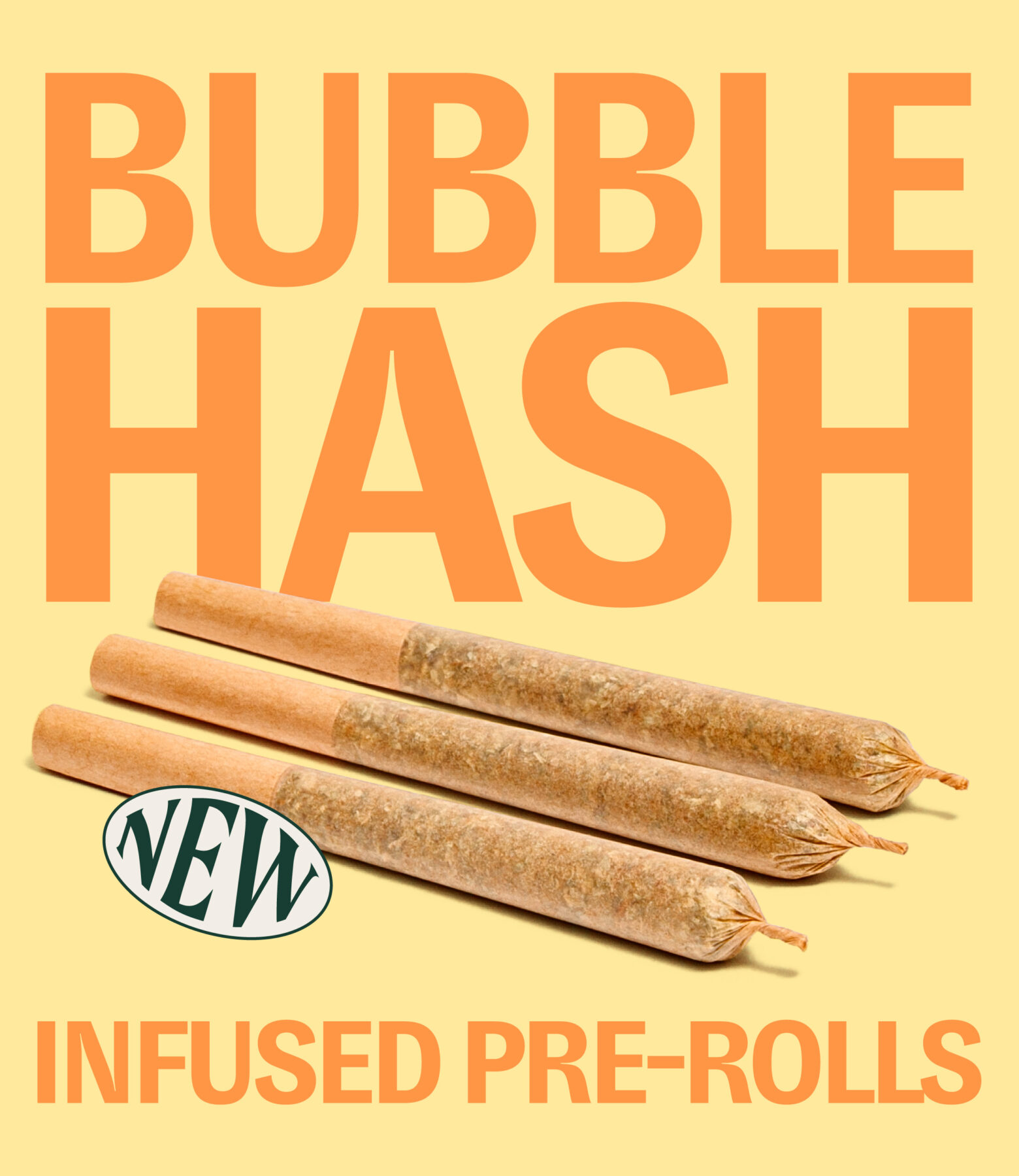 Bubble Hash infused Pre-Rolls