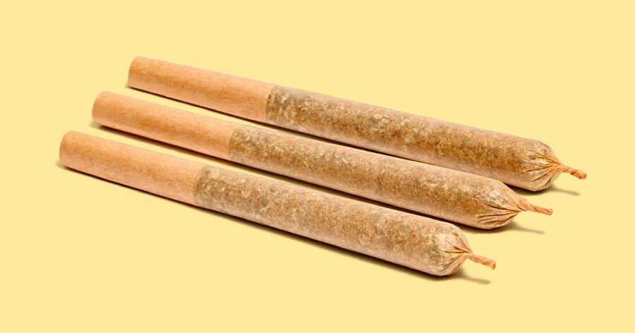 3 Black Cherry Punch joints infused with Bubble Hash